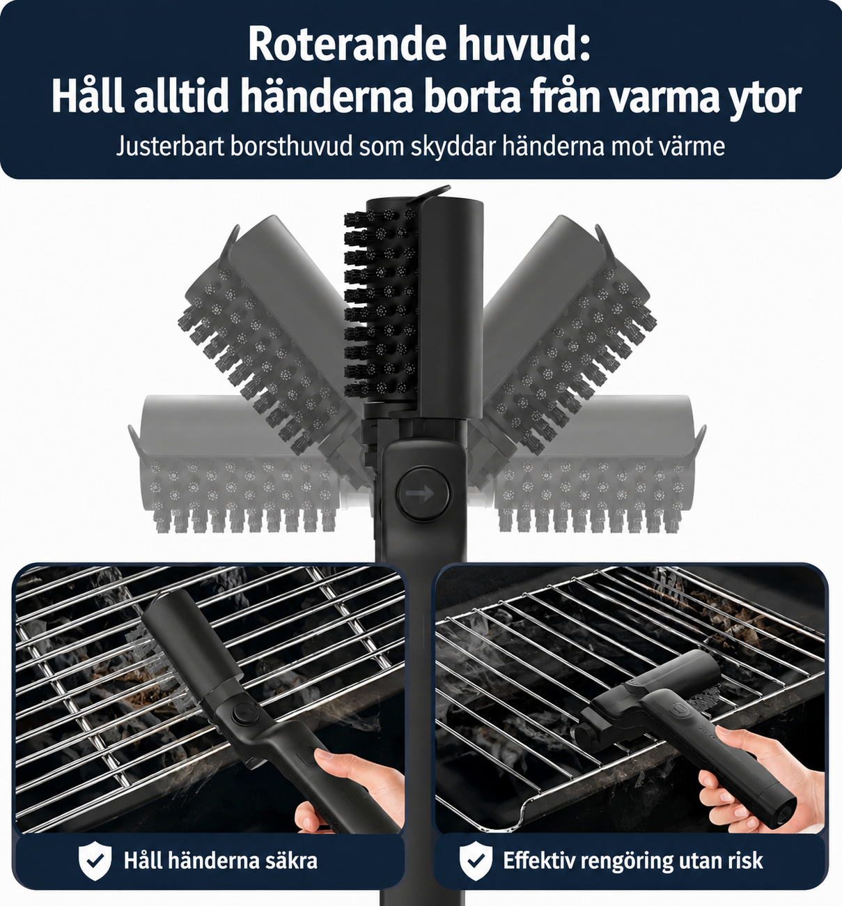 Embera™ Elektrisk Grillborste Pro
 - Ge grillen nytt liv.