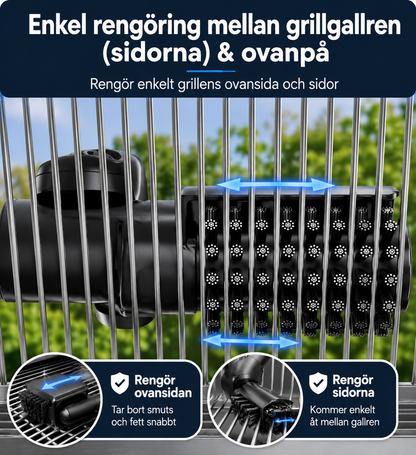 Embera™ Elektrisk Grillborste Pro
 - Ge grillen nytt liv.